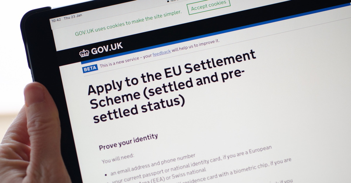 Potwierdzenie statusu Settled Status dla college’u ABC, krok po kroku